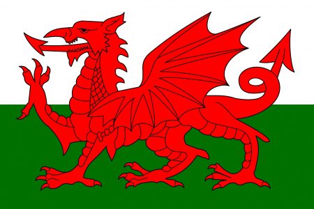 bandeira do país de gales